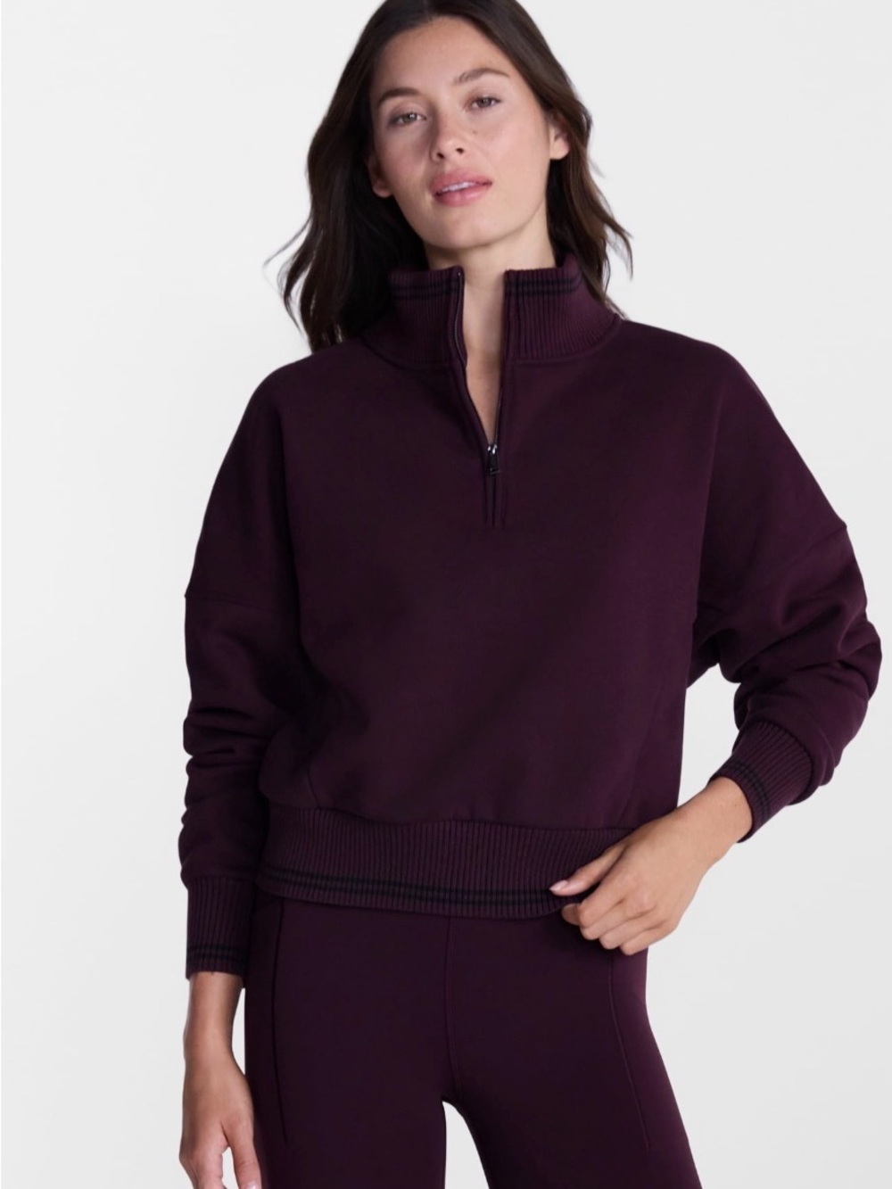 Avia Women's Quarter Zip Fleece Pullover